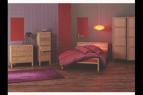 Habitat designs all of its products including cushions, chairs and lamps (below)